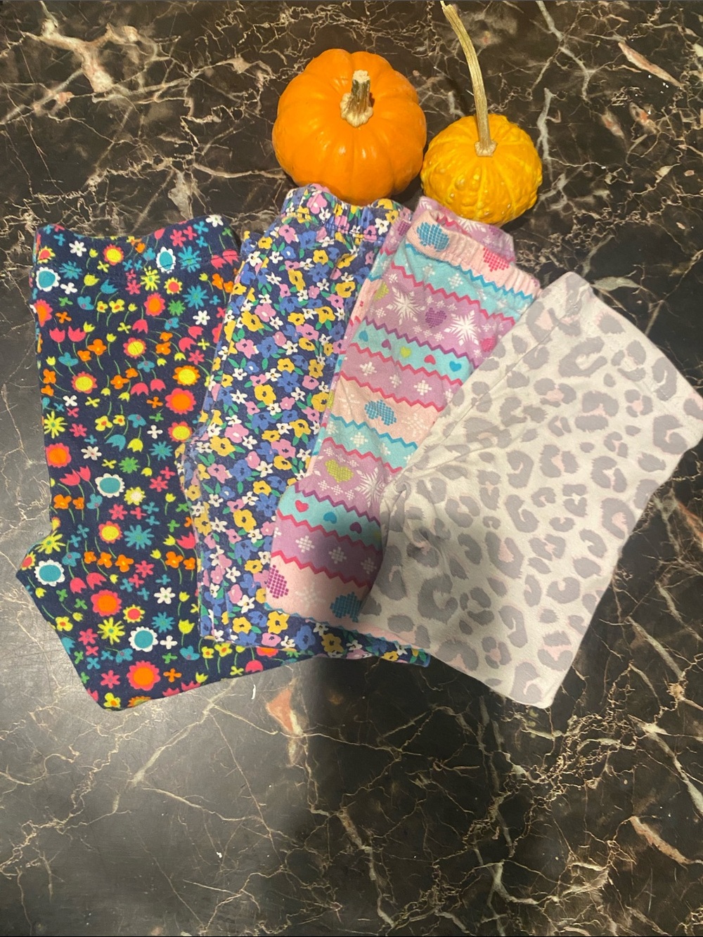 Kids Floral & Patterned Headbands - Purple, Navy, Lilac, Gray